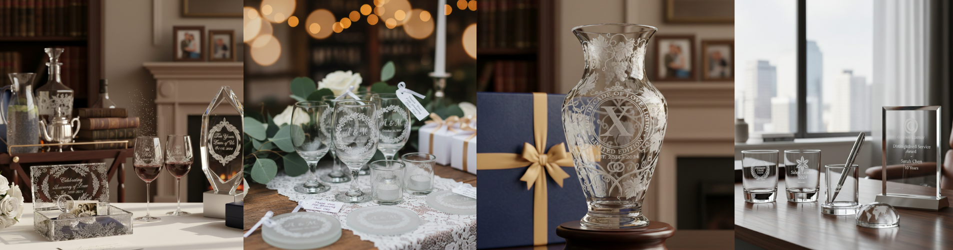Engraved Glass as a Premium, Limited-Edition Anniversary Gift 